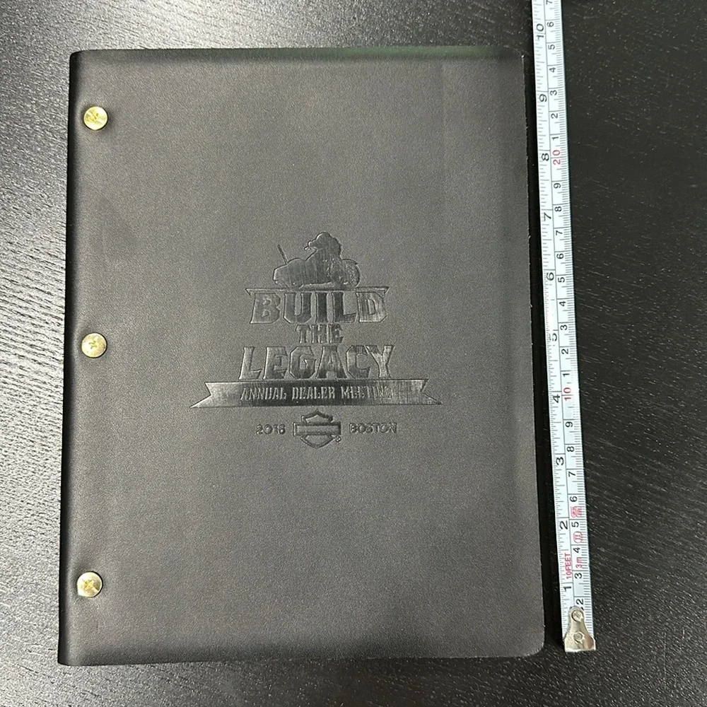 Harley-Davidson Leather Cover Notebook